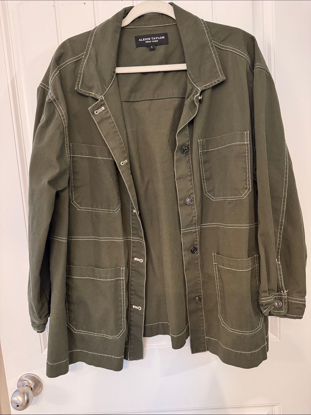 Alexis Taylor Olive Green Utility Jacket